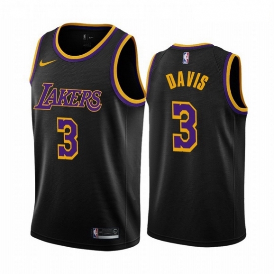 Youth Los Angeles Lakers 3 Anthony Davis Black NBA Swingman 2020 21 Earned Edition Jersey Youth Los Angeles Lakers 3 Anthony Davis Black NBA Swingman 2020 21 Earned Edition Jersey