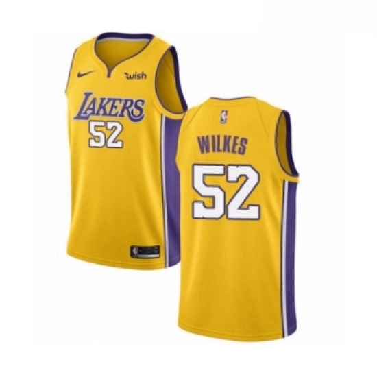 Youth Los Angeles Lakers 52 Jamaal Wilkes Swingman Gold Home Basketball Jersey Icon Edition Youth Los Angeles Lakers 52 Jamaal Wilkes Swingman Gold Home Basketball Jersey Icon Edition