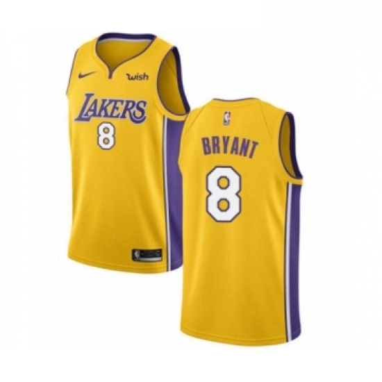 Youth Los Angeles Lakers 8 Kobe Bryant Swingman Gold Home Basketball Jersey Icon Edition Youth Los Angeles Lakers 8 Kobe Bryant Swingman Gold Home Basketball Jersey Icon Edition