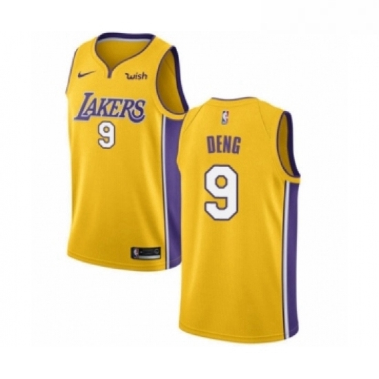 Youth Los Angeles Lakers 9 Luol Deng Swingman Gold Home Basketball Jersey Icon Edition Youth Los Angeles Lakers 9 Luol Deng Swingman Gold Home Basketball Jersey Icon Edition