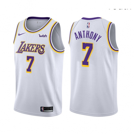 Youth Los Angeles Lakers Carmelo Anthony Association Edition White 2021 Stitched NBA Jersey Youth Los Angeles Lakers Carmelo Anthony Association Edition White 2021 Stitched NBA Jersey