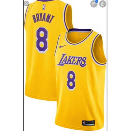 Youth Nike Kobe Bryant Yellow Jersey Youth Nike Kobe Bryant Yellow Jersey