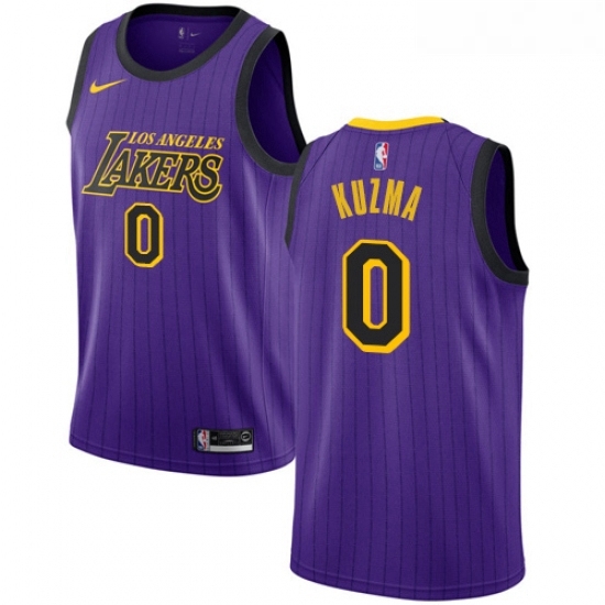 Youth Nike Los Angeles Lakers 0 Kyle Kuzma Swingman Purple NBA Jersey City Edition Youth Nike Los Angeles Lakers 0 Kyle Kuzma Swingman Purple NBA Jersey City Edition