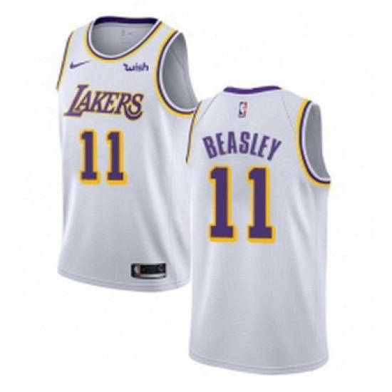Youth Nike Los Angeles Lakers 11 Michael Beasley Swingman White NBA Jersey Association Edition Youth Nike Los Angeles Lakers 11 Michael Beasley Swingman White NBA Jersey Association Edition