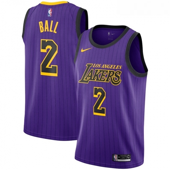Youth Nike Los Angeles Lakers 2 Brandon Ingram Purple stripe NBA Jersey Youth Nike Los Angeles Lakers 2 Brandon Ingram Purple stripe NBA Jersey