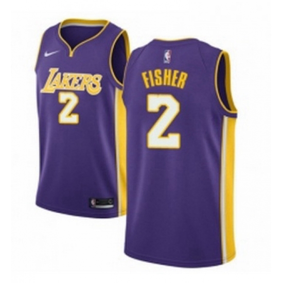 Youth Nike Los Angeles Lakers 2 Derek Fisher Authentic Purple NBA Jersey Icon Edition Youth Nike Los Angeles Lakers 2 Derek Fisher Authentic Purple NBA Jersey Icon Edition