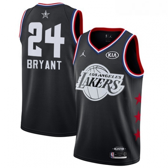 Youth Nike Los Angeles Lakers 24 Kobe Bryant Black Basketball Jordan Swingman 2019 All Star Game Jersey Youth Nike Los Angeles Lakers 24 Kobe Bryant Black Basketball Jordan Swingman 2019 All Star Game Jersey