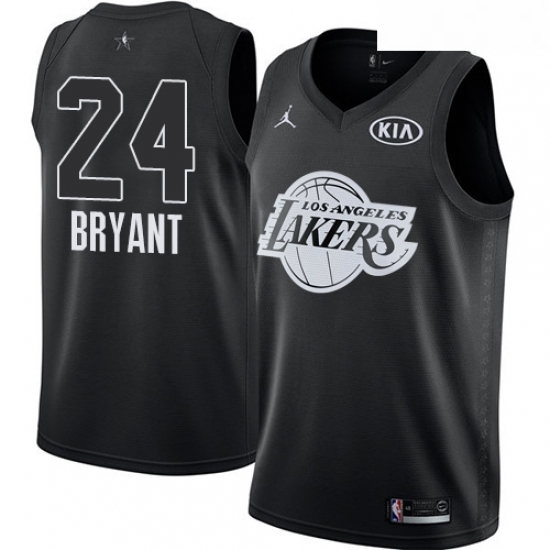 Youth Nike Los Angeles Lakers 24 Kobe Bryant Swingman Black 2018 All Star Game NBA Jersey Youth Nike Los Angeles Lakers 24 Kobe Bryant Swingman Black 2018 All Star Game NBA Jersey