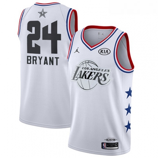 Youth Nike Los Angeles Lakers 24 Kobe Bryant White Basketball Jordan Swingman 2019 All Star Game Jersey Youth Nike Los Angeles Lakers 24 Kobe Bryant White Basketball Jordan Swingman 2019 All Star Game Jersey