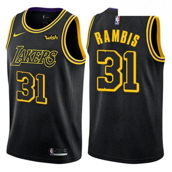 Youth Nike Los Angeles Lakers 31 Kurt Rambis Swingman Black NBA Jersey City Edition Youth Nike Los Angeles Lakers 31 Kurt Rambis Swingman Black NBA Jersey City Edition