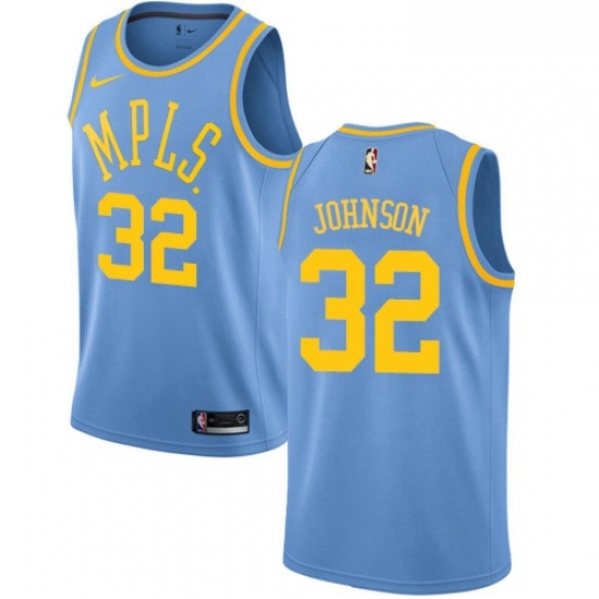 Youth Nike Los Angeles Lakers 32 Magic Johnson Authentic Blue Hardwood Classics NBA Jersey Youth Nike Los Angeles Lakers 32 Magic Johnson Authentic Blue Hardwood Classics NBA Jersey