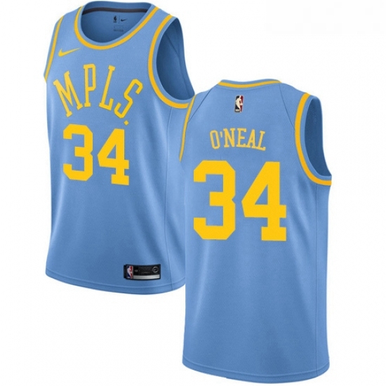 Youth Nike Los Angeles Lakers 34 Shaquille ONeal Swingman Blue Hardwood Classics NBA Jersey Youth Nike Los Angeles Lakers 34 Shaquille ONeal Swingman Blue Hardwood Classics NBA Jersey