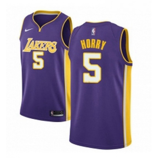 Youth Nike Los Angeles Lakers 5 Robert Horry Swingman Purple NBA Jersey Statement Edition Youth Nike Los Angeles Lakers 5 Robert Horry Swingman Purple NBA Jersey Statement Edition