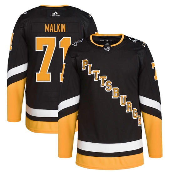 Men Pittsburgh Penguins 71 Evgeni Malkin 2021 2022 Black Stitched jersey Men Pittsburgh Penguins 71 Evgeni Malkin 2021 2022 Black Stitched jersey
