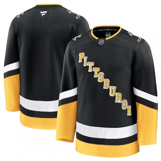 Men Pittsburgh Penguins Blank Black 2024 25 Alternate Stitched Hockey Jersey Men Pittsburgh Penguins Blank Black 2024 25 Alternate Stitched Hockey Jersey