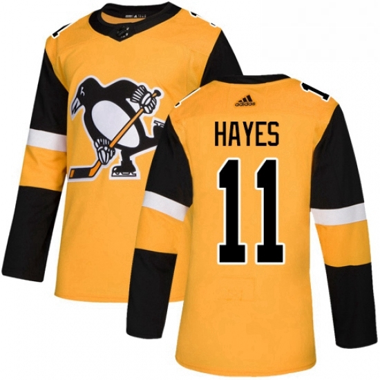 Mens Adidas Pittsburgh Penguins 11 Jimmy Hayes Authentic Gold Alternate NHL Jersey Mens Adidas Pittsburgh Penguins 11 Jimmy Hayes Authentic Gold Alternate NHL Jersey