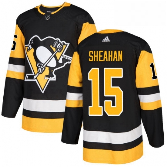 Mens Adidas Pittsburgh Penguins 15 Riley Sheahan Premier Black Home NHL Jersey Mens Adidas Pittsburgh Penguins 15 Riley Sheahan Premier Black Home NHL Jersey