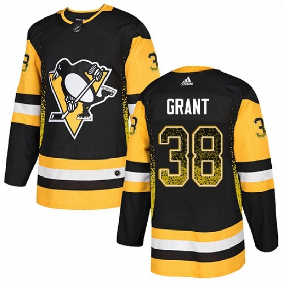 Mens Adidas Pittsburgh Penguins 38 Derek Grant Authentic Black Drift Fashion NHL Jersey Mens Adidas Pittsburgh Penguins 38 Derek Grant Authentic Black Drift Fashion NHL Jersey