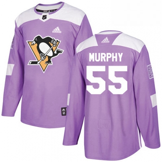 Mens Adidas Pittsburgh Penguins 55 Larry Murphy Authentic Purple Fights Cancer Practice NHL Jersey Mens Adidas Pittsburgh Penguins 55 Larry Murphy Authentic Purple Fights Cancer Practice NHL Jersey