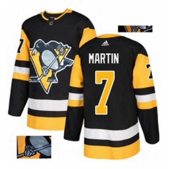 Mens Adidas Pittsburgh Penguins 7 Paul Martin Authentic Black Fashion Gold NHL Jersey Mens Adidas Pittsburgh Penguins 7 Paul Martin Authentic Black Fashion Gold NHL Jersey