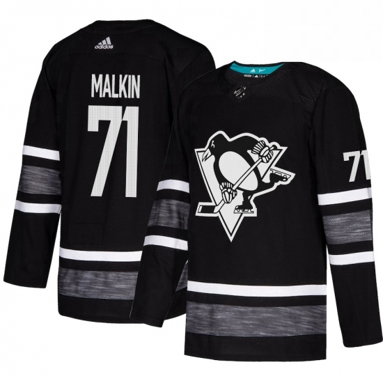 Mens Adidas Pittsburgh Penguins 71 Evgeni Malkin Black 2019 All Star Game Parley Authentic Stitched NHL Jersey Mens Adidas Pittsburgh Penguins 71 Evgeni Malkin Black 2019 All Star Game Parley Authentic Stitched NHL Jersey