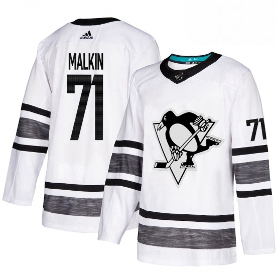 Mens Adidas Pittsburgh Penguins 71 Evgeni Malkin White 2019 All Star Game Parley Authentic Stitched NHL Jersey Mens Adidas Pittsburgh Penguins 71 Evgeni Malkin White 2019 All Star Game Parley Authentic Stitched NHL Jersey