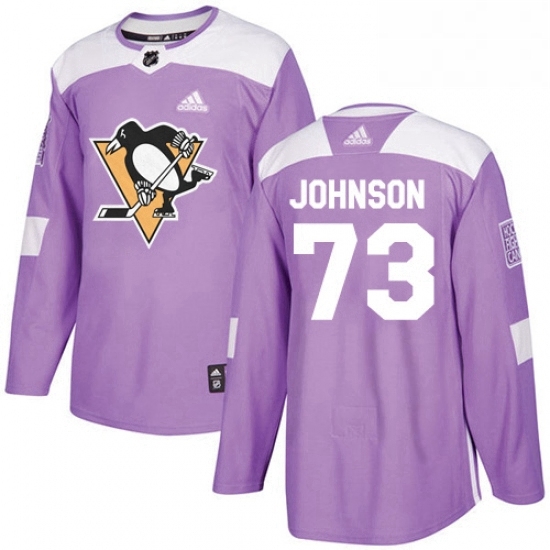 Mens Adidas Pittsburgh Penguins 73 Jack Johnson Authentic Purple Fights Cancer Practice NHL Jersey Mens Adidas Pittsburgh Penguins 73 Jack Johnson Authentic Purple Fights Cancer Practice NHL Jersey