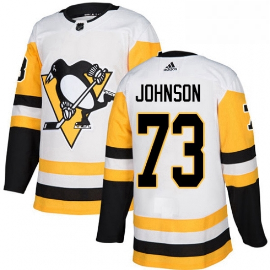Mens Adidas Pittsburgh Penguins 73 Jack Johnson Authentic White Away NHL Jersey Mens Adidas Pittsburgh Penguins 73 Jack Johnson Authentic White Away NHL Jersey