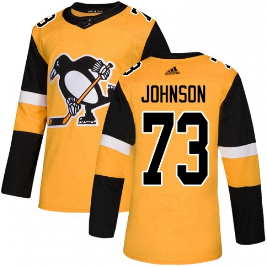 Mens Adidas Pittsburgh Penguins 73 Jack Johnson Premier Gold Alternate NHL Jersey Mens Adidas Pittsburgh Penguins 73 Jack Johnson Premier Gold Alternate NHL Jersey