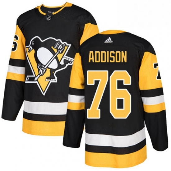 Mens Adidas Pittsburgh Penguins 76 Calen Addison Premier Black Home NHL Jersey Mens Adidas Pittsburgh Penguins 76 Calen Addison Premier Black Home NHL Jersey