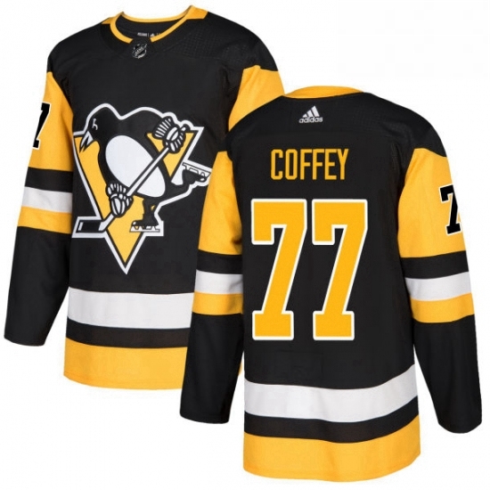 Mens Adidas Pittsburgh Penguins 77 Paul Coffey Premier Black Home NHL Jersey Mens Adidas Pittsburgh Penguins 77 Paul Coffey Premier Black Home NHL Jersey