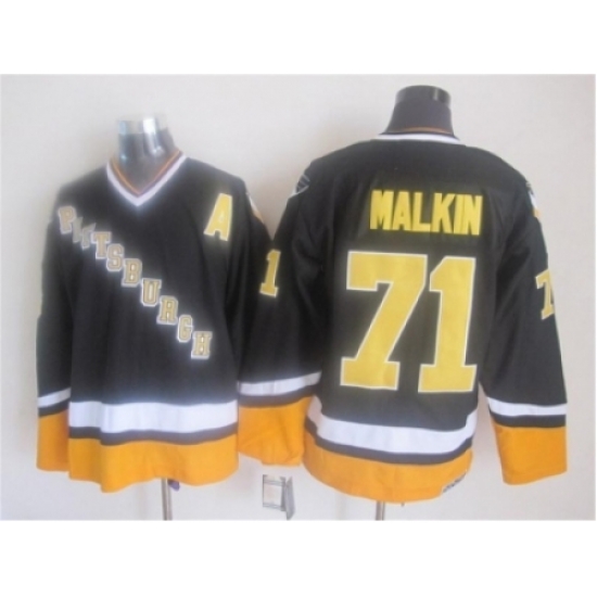 NHL Pittsburgh Penguins #71 Evgeni Malkin black-yellow jerseys NHL Pittsburgh Penguins #71 Evgeni Malkin black-yellow jerseys
