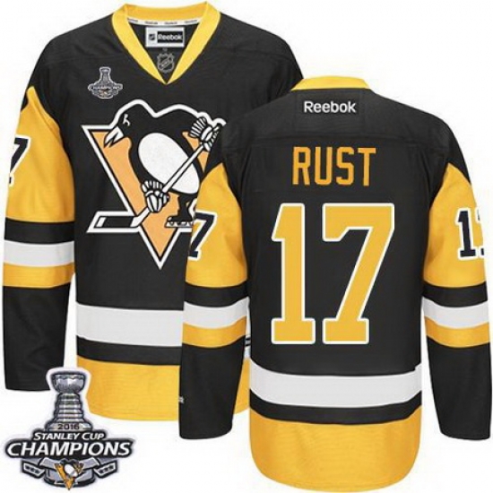 Penguins #17 Bryan Rust Black Alternate 2017 Stanley Cup Final Patch Stitched NHL Jersey Penguins #17 Bryan Rust Black Alternate 2017 Stanley Cup Final Patch Stitched NHL Jersey
