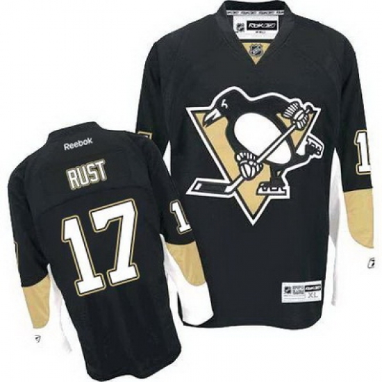 Penguins #17 Bryan Rust Black Home Stitched NHL Jersey Penguins #17 Bryan Rust Black Home Stitched NHL Jersey