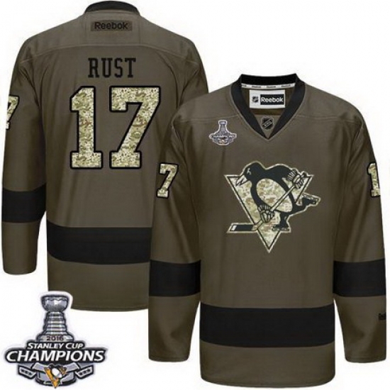 Penguins #17 Bryan Rust Green Salute to Service 2017 Stanley Cup Final Patch Stitched NHL Jersey Penguins #17 Bryan Rust Green Salute to Service 2017 Stanley Cup Final Patch Stitched NHL Jersey