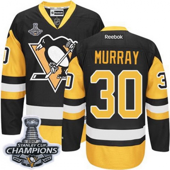 Penguins #30 Matt Murray Black Alternate 2017 Stanley Cup Finals Champions Stitched NHL Jersey Penguins #30 Matt Murray Black Alternate 2017 Stanley Cup Finals Champions Stitched NHL Jersey