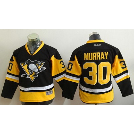 Penguins #30 Matt Murray Black Alternate Stitched Youth NHL Jersey Penguins #30 Matt Murray Black Alternate Stitched Youth NHL Jersey