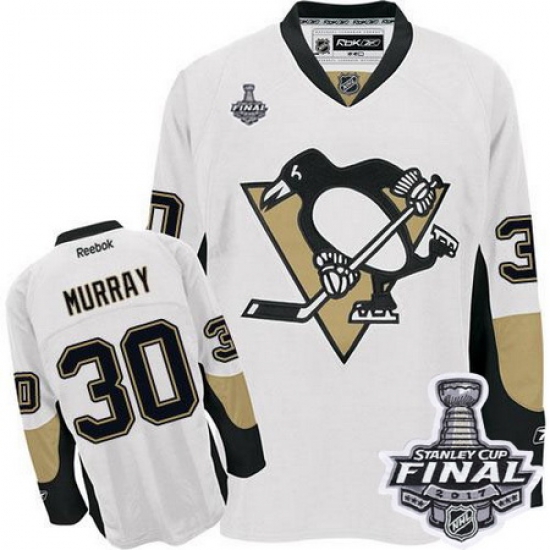 Penguins #30 Matt Murray White 2017 Stanley Cup Final Patch Stitched NHL Jersey Penguins #30 Matt Murray White 2017 Stanley Cup Final Patch Stitched NHL Jersey