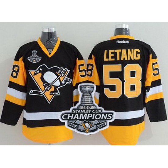 Penguins #58 Kris Letang Black Alternate 2017 Stanley Cup Finals Champions Stitched NHL Jersey Penguins #58 Kris Letang Black Alternate 2017 Stanley Cup Finals Champions Stitched NHL Jersey