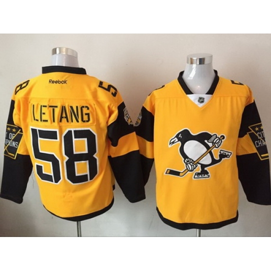 Penguins 58 Kris Letang Gold 2017 Stadium Series Reebok Jersey Penguins 58 Kris Letang Gold 2017 Stadium Series Reebok Jersey
