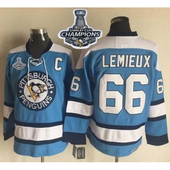 Penguins #66 Mario Lemieux Blue Alternate CCM Throwback 2017 Stanley Cup Finals Champions Stitched NHL Jersey Penguins #66 Mario Lemieux Blue Alternate CCM Throwback 2017 Stanley Cup Finals Champions Stitched NHL Jersey