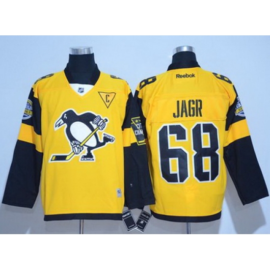 Penguins #68 Jaromir Jagr Gold 2017 Stadium Series Stitched NHL Jersey Penguins #68 Jaromir Jagr Gold 2017 Stadium Series Stitched NHL Jersey