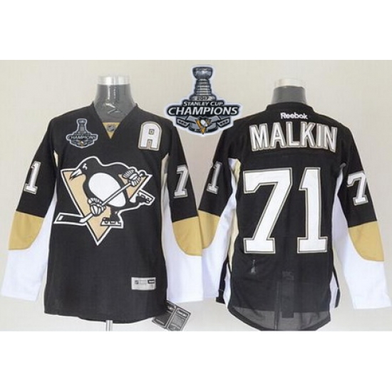 Penguins #71 Evgeni Malkin Black 2017 Stanley Cup Finals Champions Stitched NHL Jersey Penguins #71 Evgeni Malkin Black 2017 Stanley Cup Finals Champions Stitched NHL Jersey