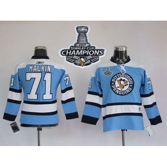 Penguins #71 Evgeni Malkin Blue 2017 Stanley Cup Finals Champions Stitched NHL Jersey Penguins #71 Evgeni Malkin Blue 2017 Stanley Cup Finals Champions Stitched NHL Jersey