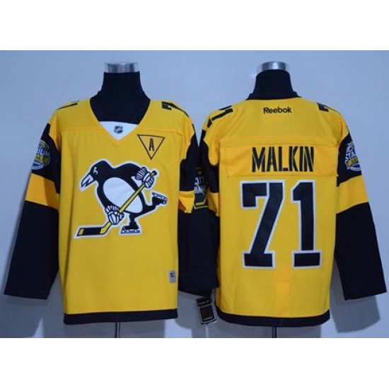 Penguins #71 Evgeni Malkin Gold 2017 Stadium Series Stitched NHL Jersey Penguins #71 Evgeni Malkin Gold 2017 Stadium Series Stitched NHL Jersey