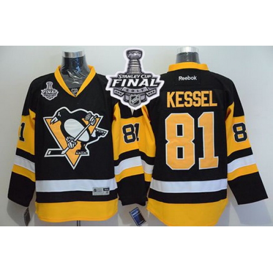 Penguins #81 Phil Kessel Black Alternate 2017 Stanley Cup Final Patch Stitched NHL Jersey Penguins #81 Phil Kessel Black Alternate 2017 Stanley Cup Final Patch Stitched NHL Jersey