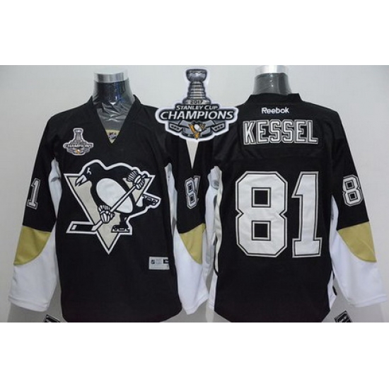 Penguins #81 Phil Kessel Black Home 2017 Stanley Cup Finals Champions Stitched NHL Jersey Penguins #81 Phil Kessel Black Home 2017 Stanley Cup Finals Champions Stitched NHL Jersey