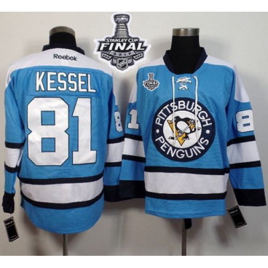 Penguins #81 Phil Kessel Light Blue Alternate 2017 Stanley Cup Final Patch Stitched NHL Jersey Penguins #81 Phil Kessel Light Blue Alternate 2017 Stanley Cup Final Patch Stitched NHL Jersey