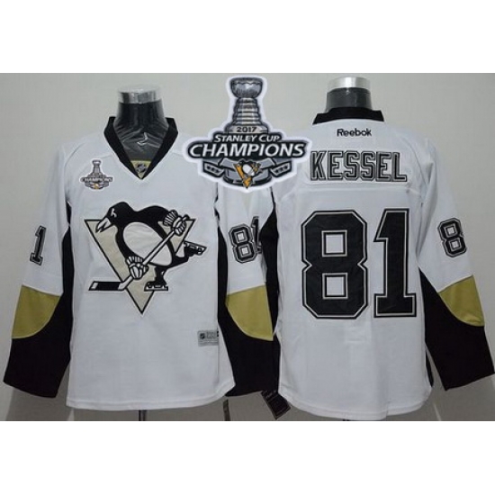 Penguins #81 Phil Kessel White Away 2017 Stanley Cup Finals Champions Stitched NHL Jersey Penguins #81 Phil Kessel White Away 2017 Stanley Cup Finals Champions Stitched NHL Jersey