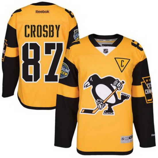 Penguins #87 Sidney Crosby Black 2017 Stadium Series Stitched NHL Jersey Penguins #87 Sidney Crosby Black 2017 Stadium Series Stitched NHL Jersey